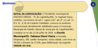 edital de convocação